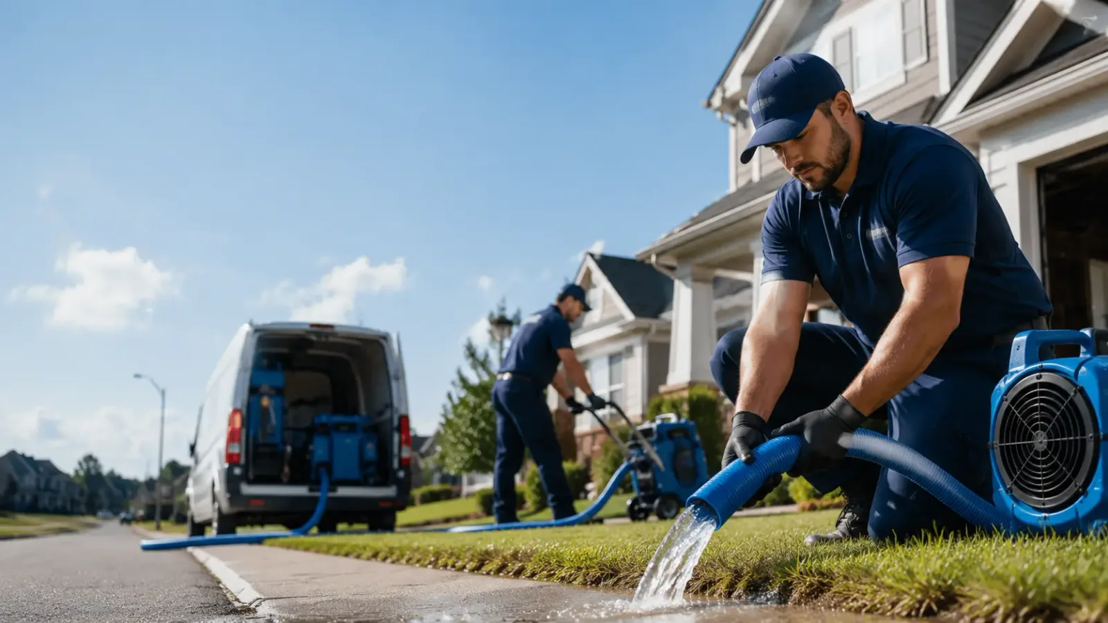 Flood Damage Restoration in New Century, KS
